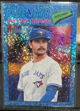 2026 Topps Heritage - Dylan Cease #260 Chrome Dark Blue Sparkle Refractor