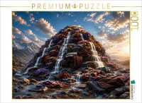 Calvendo Puzzle The Mountains Of Fabric In Our Dreams | 1000 Pieces, Finished Si