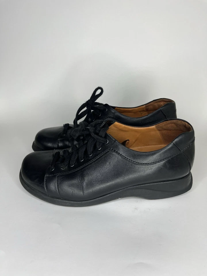 Zapatos Oxford Murtosa con Cordones Talla 40 EE. UU. 9 Confort Portugal Cuero Negro Foto 3 de 4