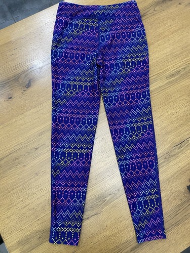 Reebok Leggings Girls L 12-14 Multicolored And Fun!! Great For Any Activity! - Picture 7 of 9