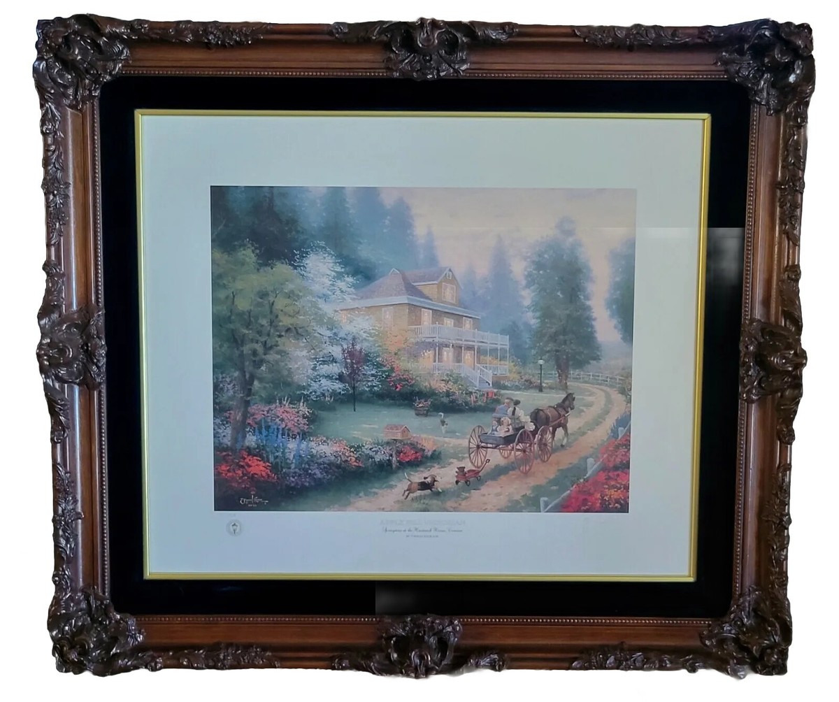 Thomas Kinkade Apple Hill Victorian Litho Print 191/1950