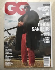 GQ Magazine February 2023 Deion Sanders Allen Iverson Derek Jeter Taylor Fritz