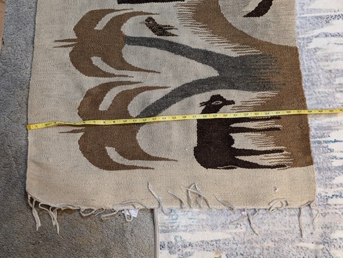 Tappeto kilim lana tessuto a mano tessuto piatto SCENA CAMMELLO marroni Egitto tappeto turco vintage - Foto 8 di 12