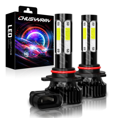 For 2016-2019 Chrysler 300 - LED Headlight Bulbs High / Low 9005 6000K White BY