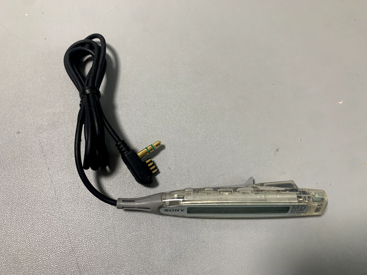 Sony MD Walkman Remote Controller RM-MZ2S Clear MZ-E75 MZ