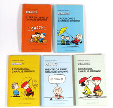PRL) 5 BOOK PEANUTS CHARLES M. SCHULZ 2004 2006 FUMETTI COMIC CARTOONS STRISCIA