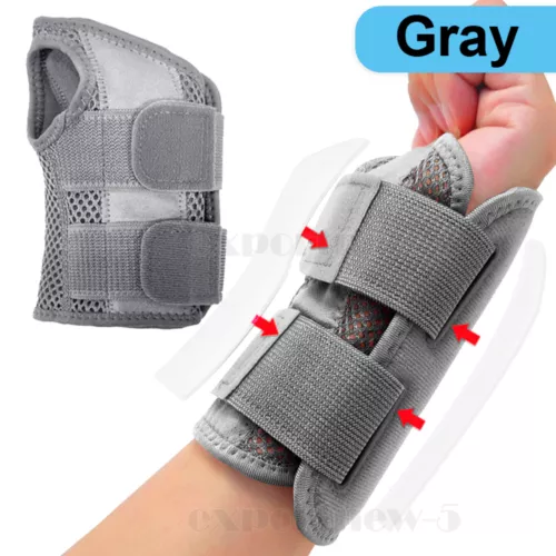 Left Right Wrist Support Brace Splint Carpal Tunnel Hand Sprain Arthritis Injury - Picture 18 of 19