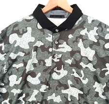 Greyson Golf Polo Shirt Mens XL Camo AOP Performance Wicking S/S Walnut Creek CC