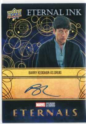 Marvel Eternals 2023 Eternal Ink Auto Autogramm EI1-BK Barry Keoghan als Druig