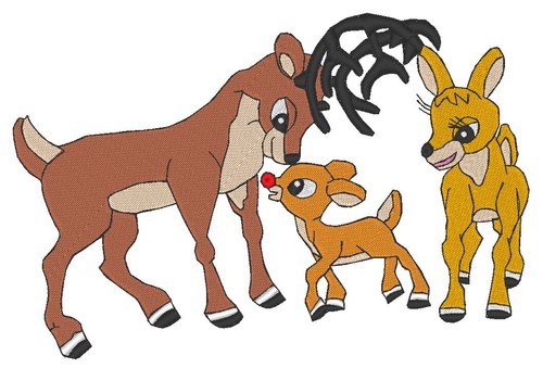 100+ Xmas Machine Embroidery Designs Rudolph Reindeer Santa Mis-fit Toys Elves - Picture 8 of 24