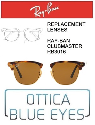 Replacement Lenses RayBan Clubmaster rb3016 Filters Replacement Lenses Ray  Ban Bro | eBay
