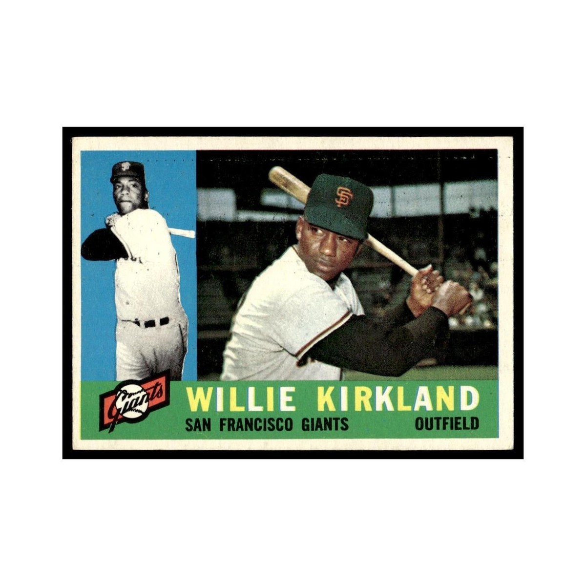 Willie Kirkland 1960 Topps #172 San Francisco Giants Baseball Card