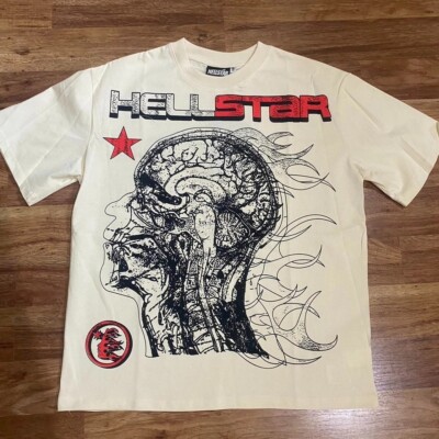 Hellstar Graphic Tee Retro White Unisex Tshirt Reprint Gift fan