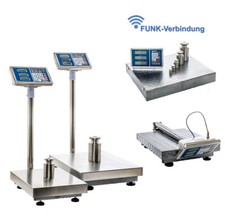 Plattformwaage Paketwaage Industriewaage Bodenwaage Waage - mit Funk klappbar