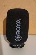 BOYA BY-A7H 3.5mm Condenser Video Vlogging Recording Microphone for Interview
