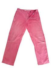 MURPHY & NYE Sailmaker Pantalone da Uomo Pantaloni Vela Yachting Salmone size 36