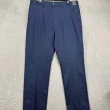 14th Union Nordstrom Rack Khakis Pants Mens 38 Navy Performance Flat Front NEW