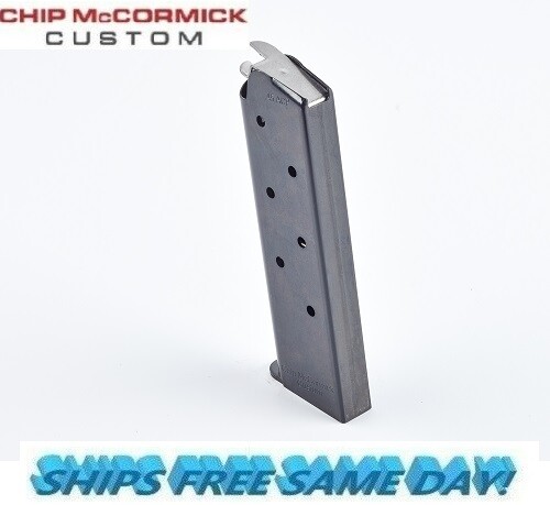 Rudi/I-spy 7インチ Chip McCormick 1911 Classic Mag for 45 ACP, 7 Round, Blued