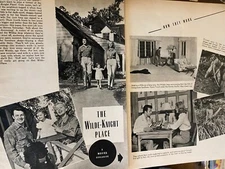 Cornel Wilde, Three Page Vintage Clipping, a