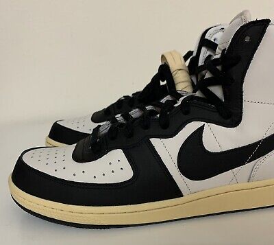 Nike Terminator High PRM Vintage Panda Mens Sz 13 Phantom Black