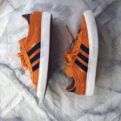 Adidas Campus Vulc II Gold/Blk Suede 