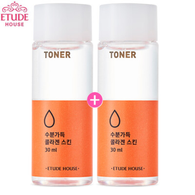 ETUDE HOUSE Moistfull Collagen Facial Toner 30ml 2EA Skincare Korean K-Beauty