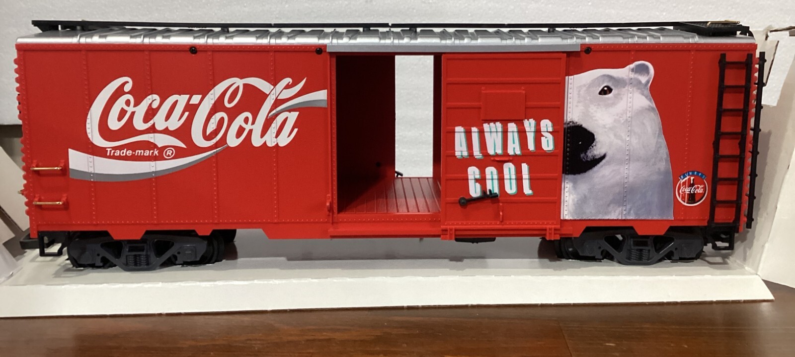 LGB Train CocaCola Box Car with Bear 42912, NIB eBay