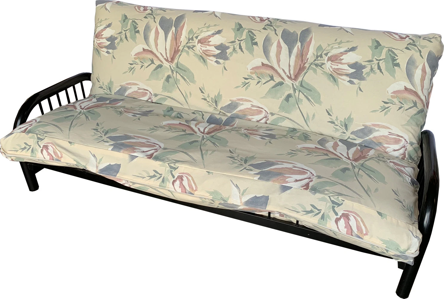 Canvas Deco#25 Queen Size Futon Mattress Cover, Bed Protector, Washable Covers