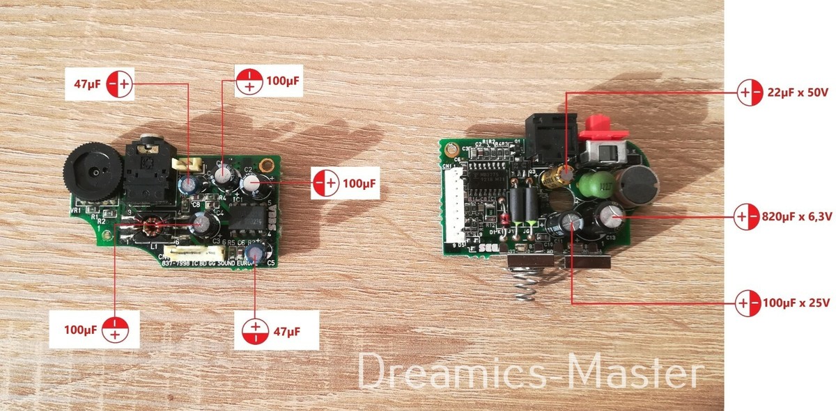 Sega Game Gear 20-Capacitor Repair Kit - Fix No Sound, Low Sound, Dim Screen, DIY Restoration 12 thumbnail image