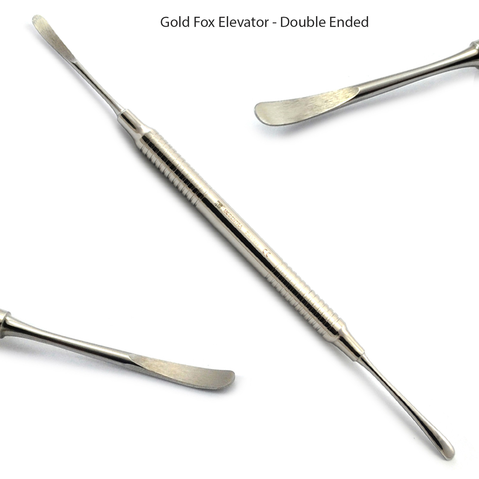 Elevatore Periostiale Dentale Molt N°6 | Strumento Chirurgico In Acciaio Inox | Impianti