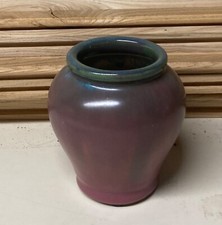Vintage FULPER Art Pottery RAFCO Green Rose F...