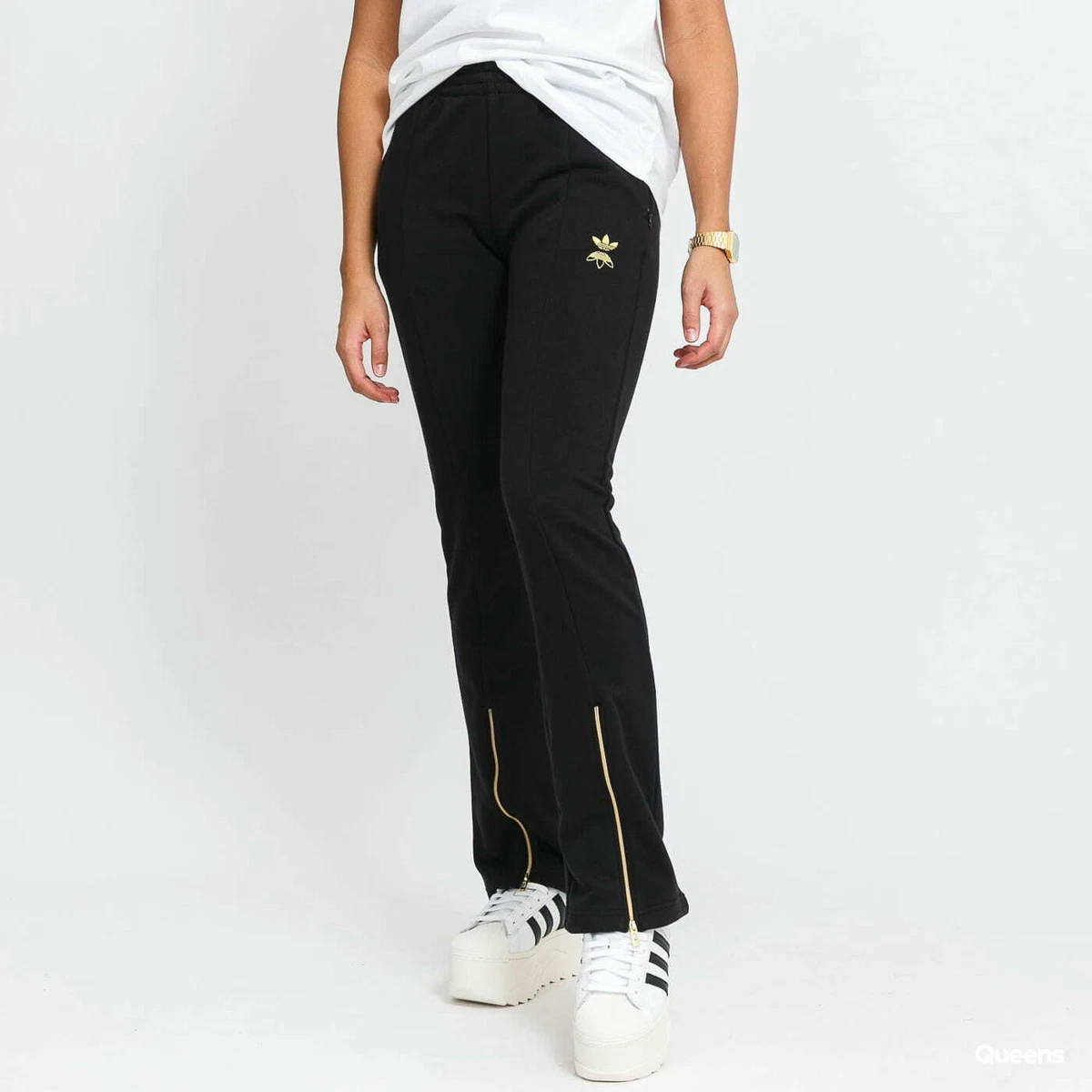 Adidas straight leg hotsell track pants womens