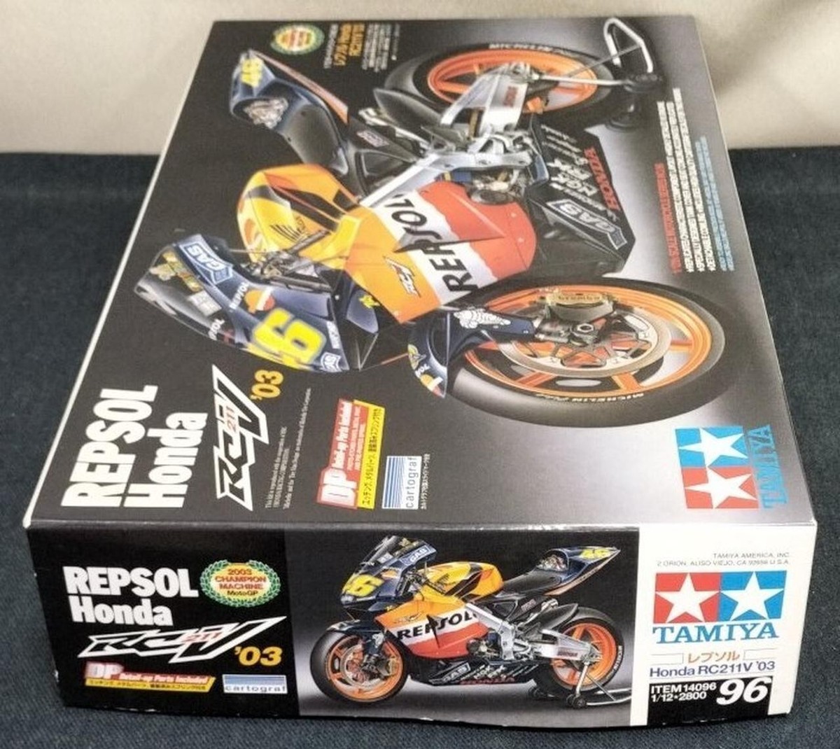 TAMIYA 1/12 scale Model No.96 Repsol HONDA RC211V '03 Plastic