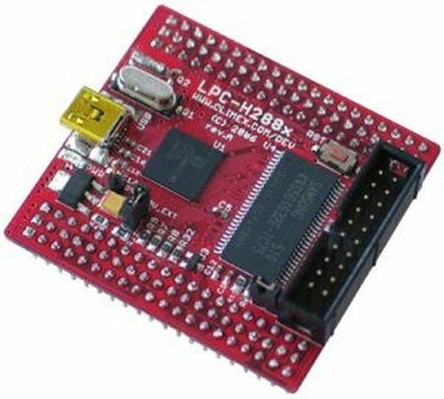 NXP LPC2888 (ARM) Header Board, 2MB Flash, 32MB SDRAM, Mini-USB