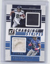 2017 Donruss #10 Golden Tate Changing Stripes Jersey #37/99