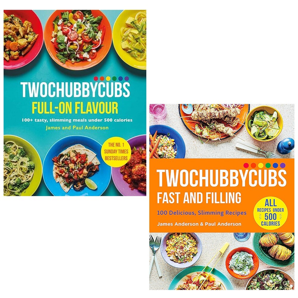 James Anderson Collection 2 Books Set Twochubbycubs Full-on Flavour,Fast Filling - Image 2