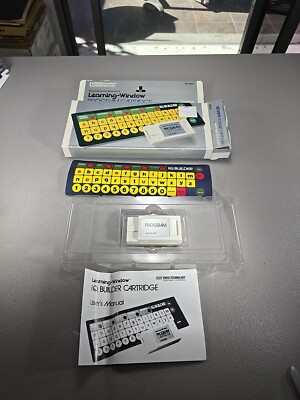 VTECH Learning Window Program Cartridge IQ Builder New Old Stock