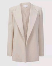 Reiss Maya Sb Blazer Neutral Size 10 New With Tags On 