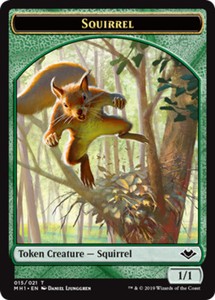 Squirrel Token - Foil x1 - Modern Horizons - NM-Mint, English - Modern Horizons