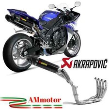 Complete Exhaust Akrapovic Yamaha R1 2013 Yzf Motorcycle Evolution Line Carbon