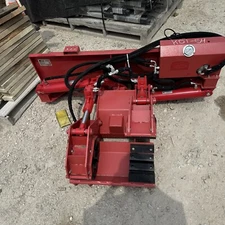 skid steer post puller Setter New Handy Attachments Hydraulic Rotating Clamp Cat