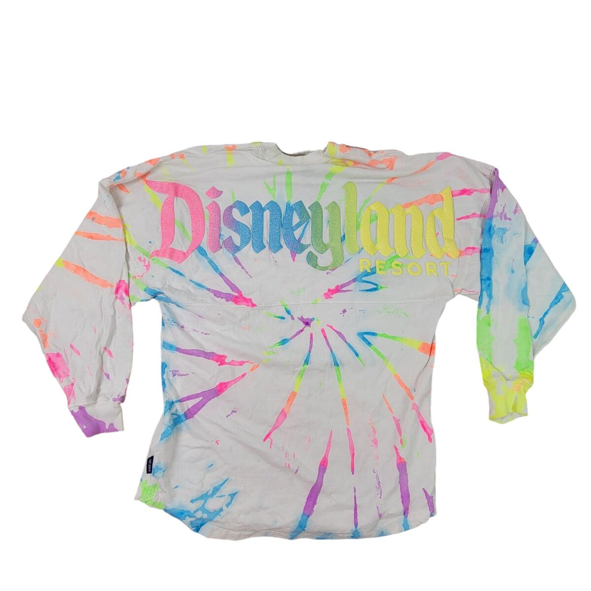 Spirit Jersey Walt Disney World Neon Splatter Tie-Dye Long Spirit Jersey Walt Disney World Neon Splatter Tie-Dye Long