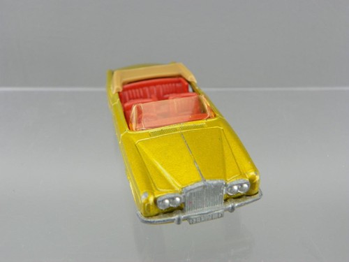 Vintage 1969 Matchbox Superfast #69 Rolls Royce Silver Shadow Coupe Yellow Base - Picture 3 of 8