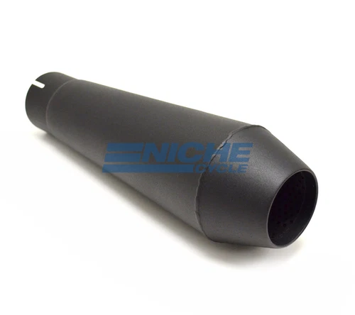 12" Stainless Steel Performance Motorcycle Muffler Reverse Cone  2.0"
