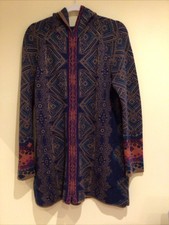 Ivko Sweater Coat With Hood Soft Wool Size 38 Stunning!