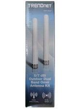 TRENDnet TEW-AO57 Dual Band 2.4/5GHz 7dBi Outdoor Directional WiFi Antenna RPSMA