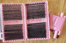 800 Lash Clusters, 30D, 40D, 60D, 80D. 9mm to 16mm. W/bond&seal, remover, tweeze