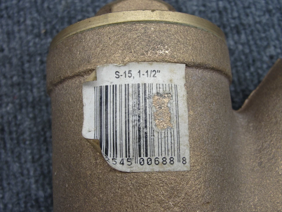 1-1/2" BRONCE Y-COLADOR LEGEND VÁLVULA S-15 / 105-517 Foto 4 de 4