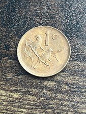 1983 South Africa 1 One Cent Sparrows Birds Beautiful Actual Coin TC1590*