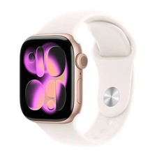 Apple Watch Series 11 42mm GPS Rose Gold Light Blush Sport S/M MEU04LW/A